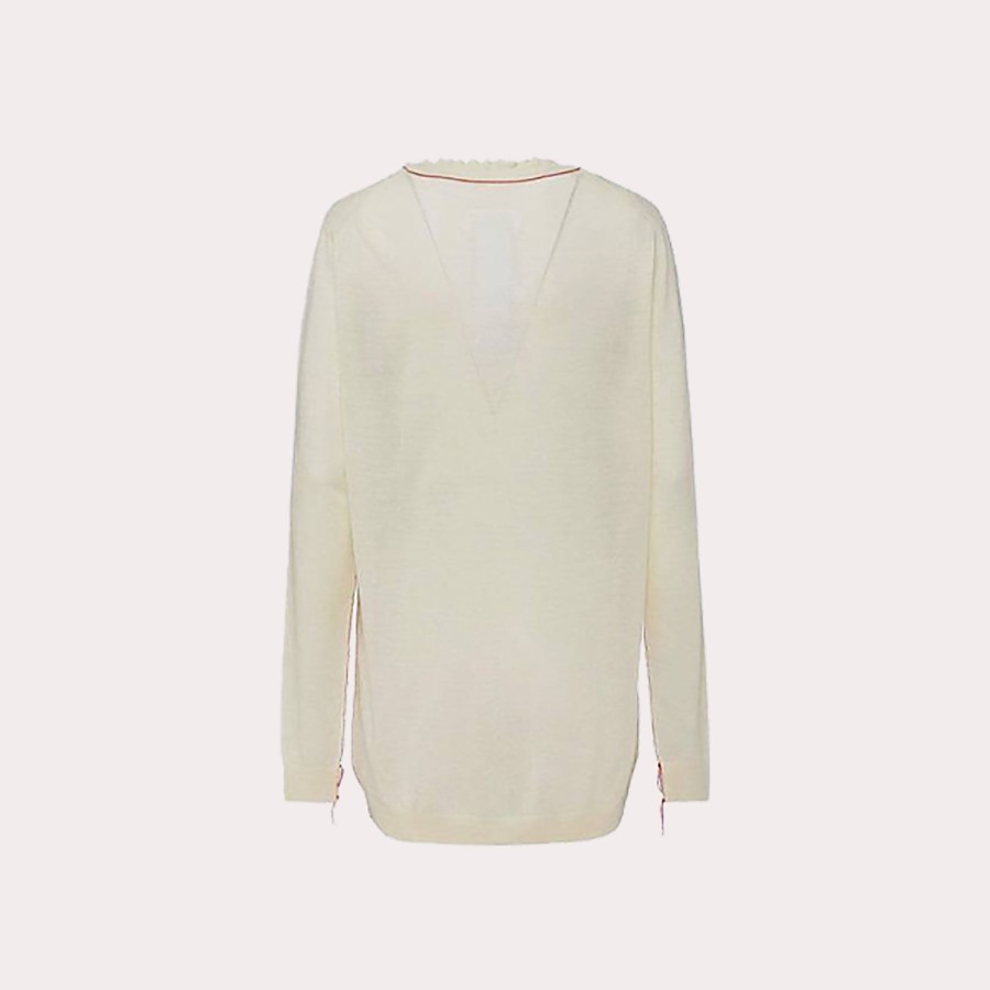 Clothing MAISON MARGIELA | Maison Margiela-Silk And Wool Blend Cardigan