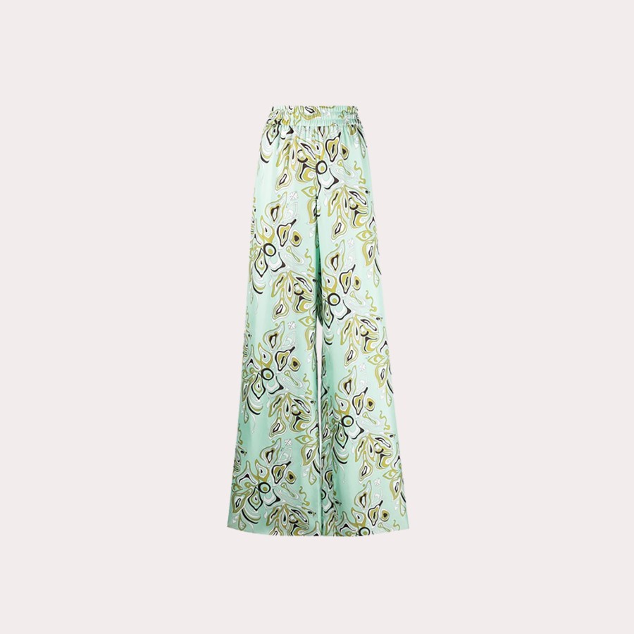 Clothing EMILIO PUCCI | Emilio Pucci-Africana Print Silk Pants