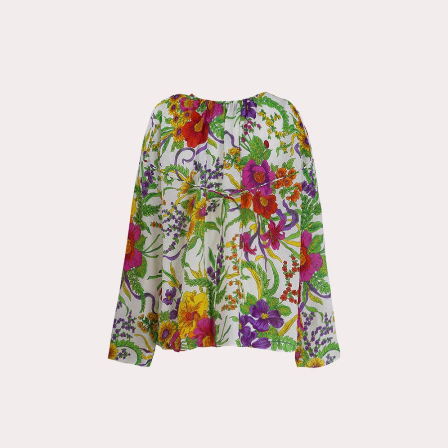 Clothing BALENCIAGA | Balenciaga-Floral Top