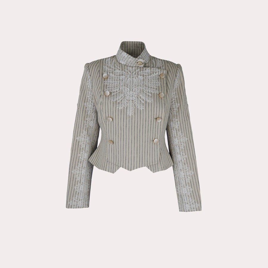 Clothing ZIMMERMANN | Zimmermann-Master Adorn Military Jacket