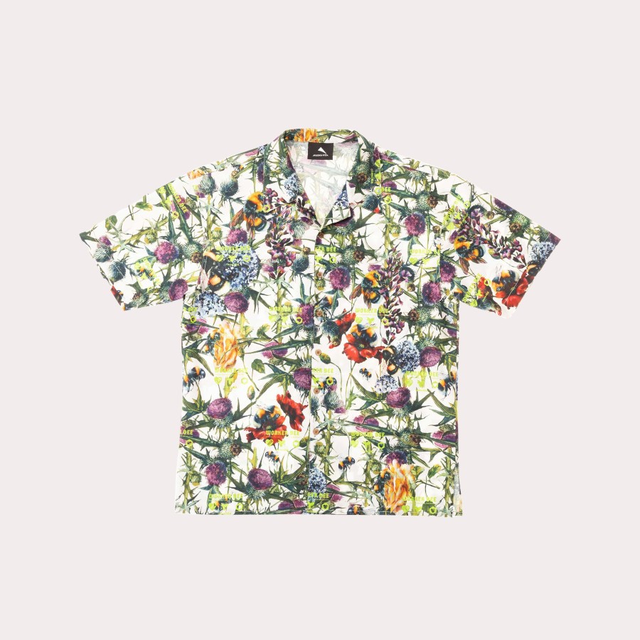 Mens MAUNA KEA | Mauna Kea-Bees & Flowers Shirt