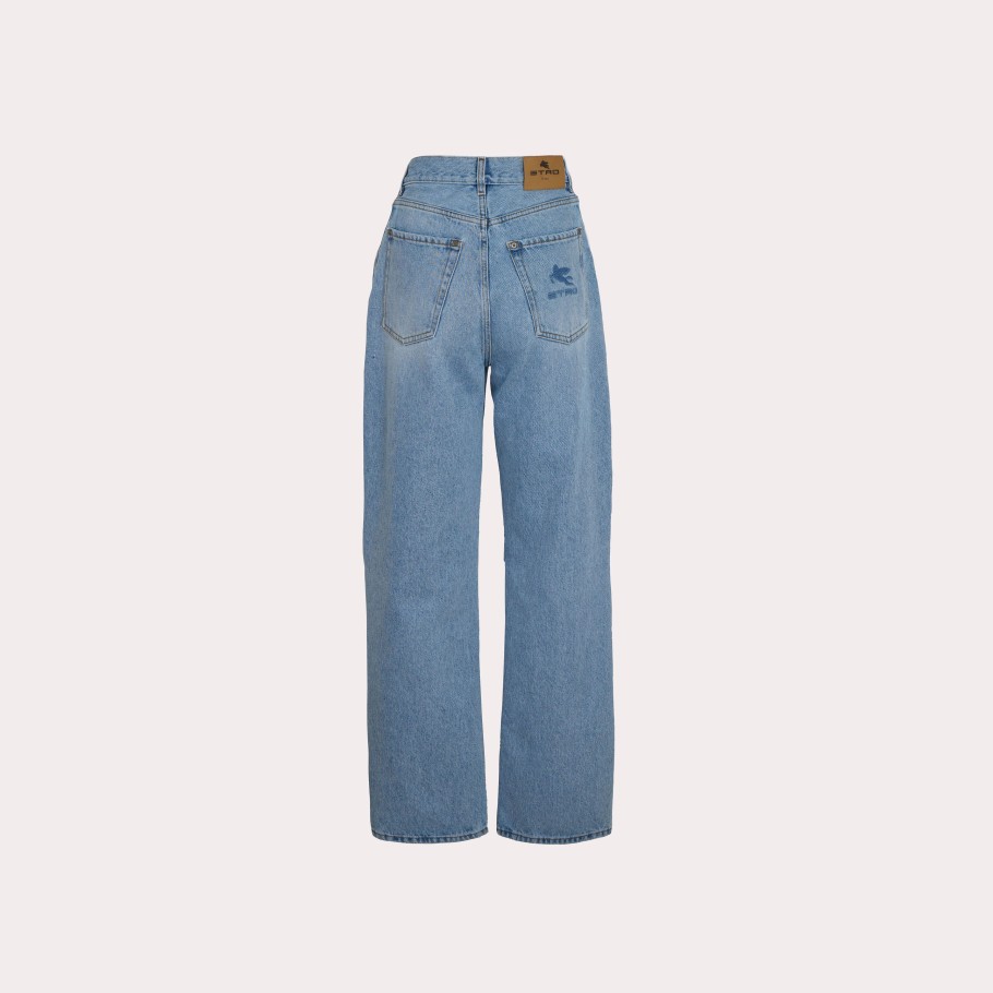 Clothing ETRO | Etro-Denim Jeans With Destroyed Details