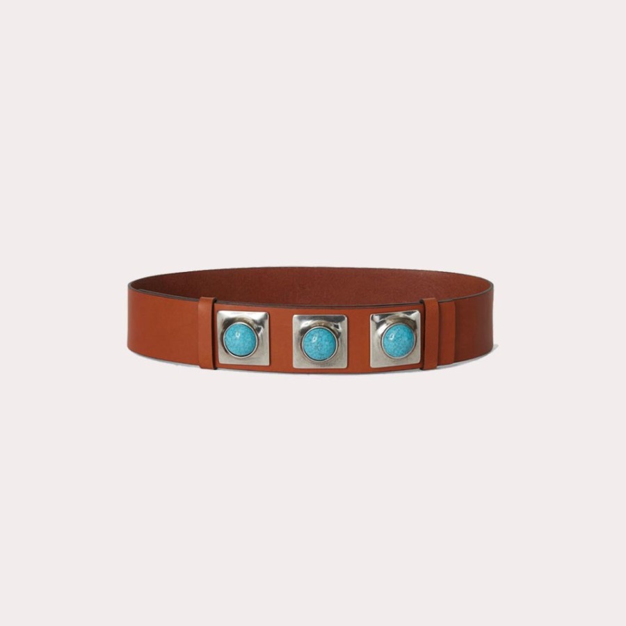 Accessories ETRO | Etro-Leather Gemstone Belt