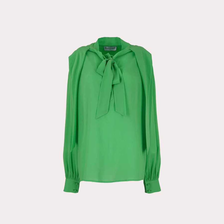 Clothing BALENCIAGA | Balenciaga-Flowy Long Sleeve Top