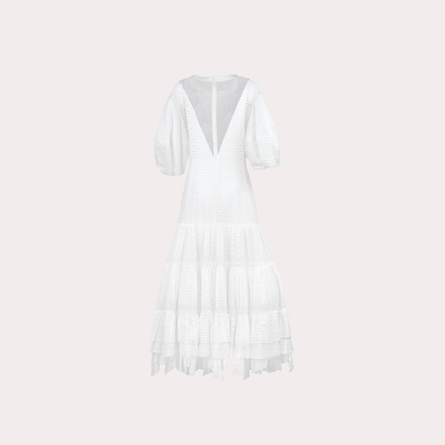 Clothing NATASHA ZINKO | Natasha Zinko-Billowy Sleeves Flowy Dress