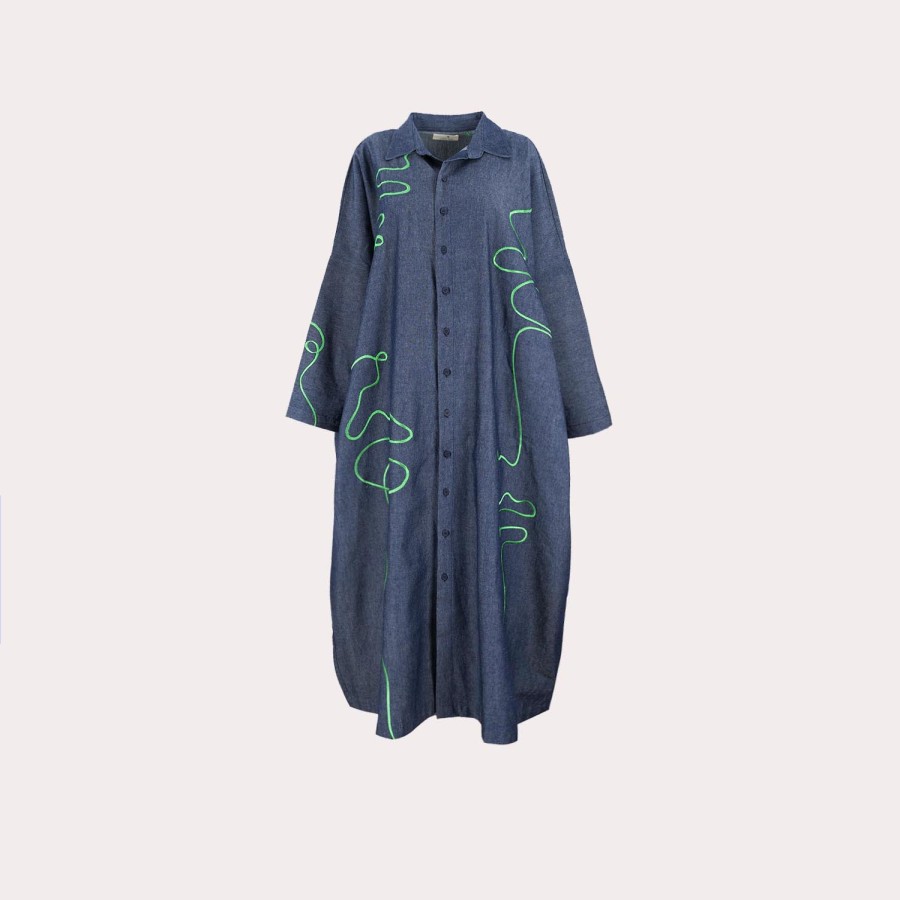 Clothing AHMED AMER | Ahmed Amer -Shirt Dress