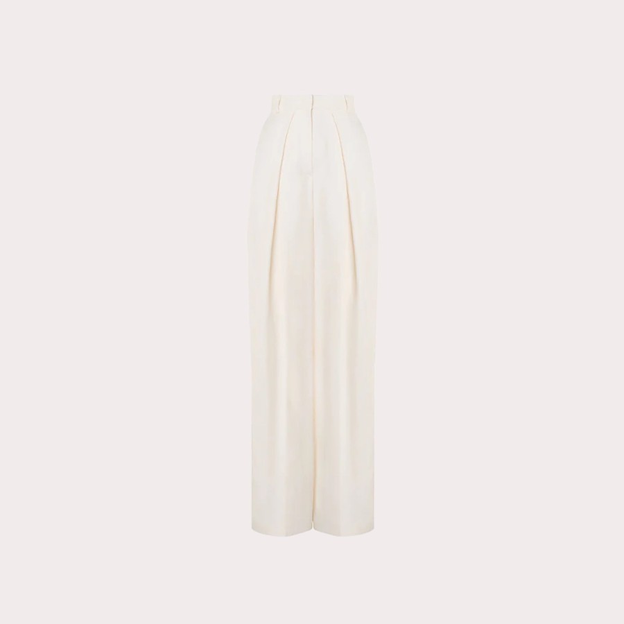 Clothing ALBERTA FERRETTI | Alberta Ferretti-Trousers In Linen And Viscose