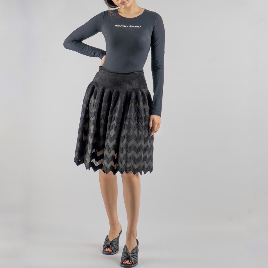 Clothing ALAIA | Alaia-Ruffle Pattern Skirt