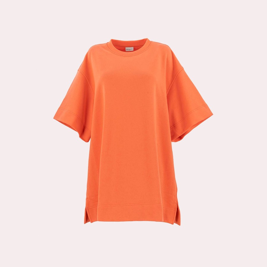 Clothing DRIES VAN NOTEN | Dries Van Noten-Hakko Oversize Jersey T-Shirt Dress