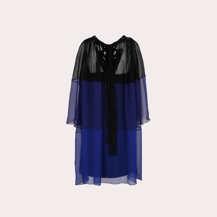 Clothing ALBERTA FERRETTI | Alberta Ferretti-Sheer Midi Dress