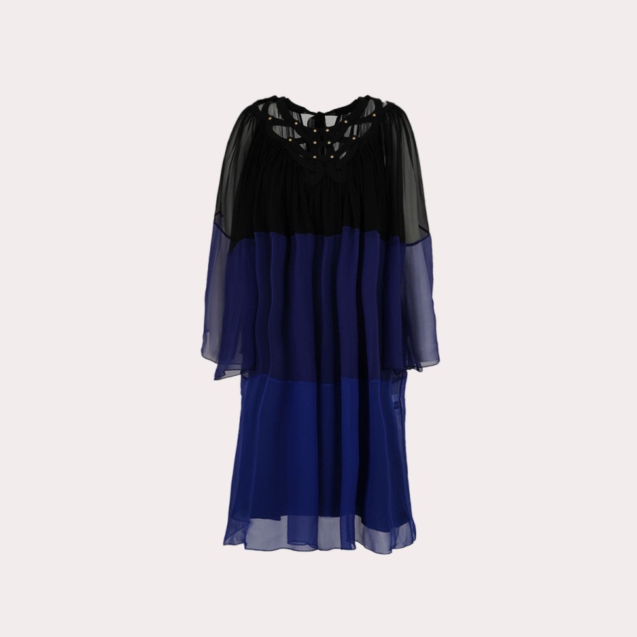 Clothing ALBERTA FERRETTI | Alberta Ferretti-Sheer Midi Dress