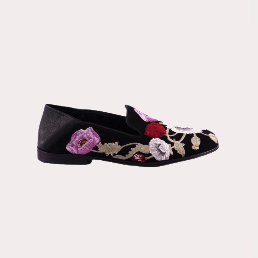 Shoes ALEXANDER MCQUEEN | Alexander Mcqueen-Floral Fantasy Moccasin