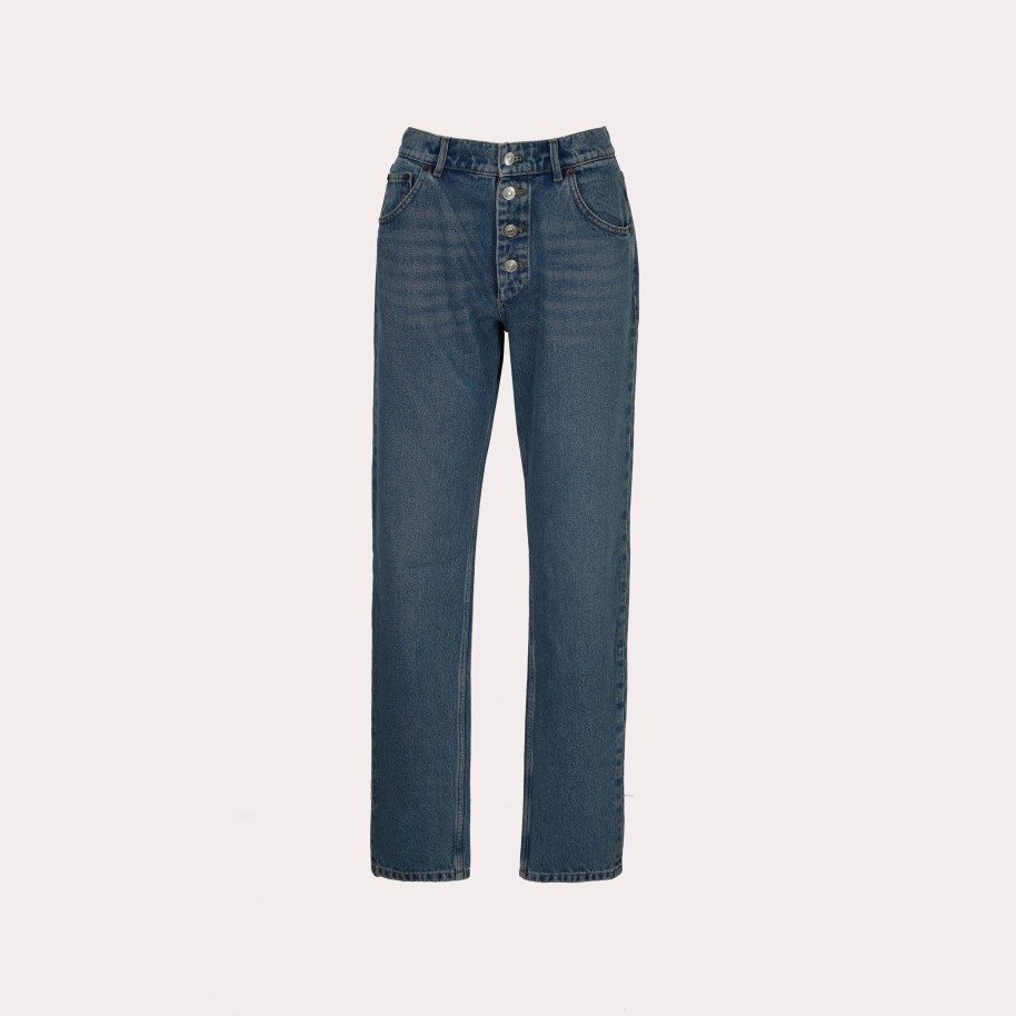 Clothing BALENCIAGA | Balenciaga-Tube High-Rise Straight-Leg Jeans