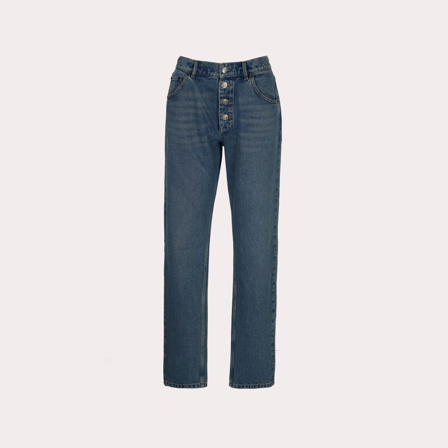 Clothing BALENCIAGA | Balenciaga-Tube High-Rise Straight-Leg Jeans