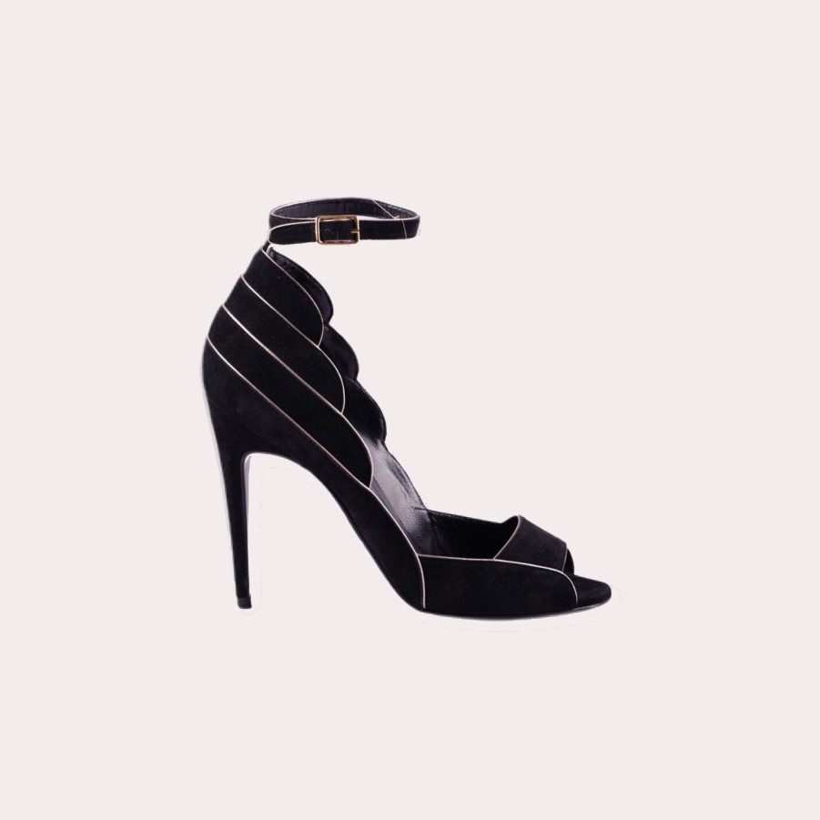 Shoes PIERRE HARDY | Pierre Hardy-Ankle-Strap Calf Suede Sandals