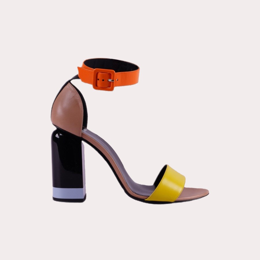 Shoes PIERRE HARDY | Pierre Hardy-Color Block Leather Sandals