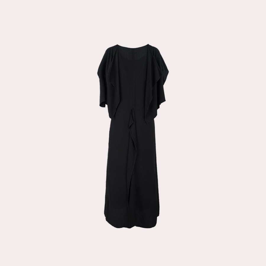 Clothing YOHJI YAMAMOTO + NOIR | Yohji Yamamoto + Noir-Midi Dress