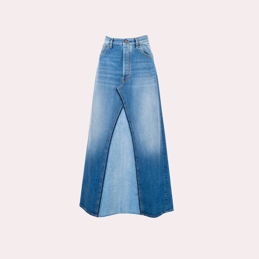 Clothing MAISON MARGIELA | Maison Margiela-Long Denim Skirt