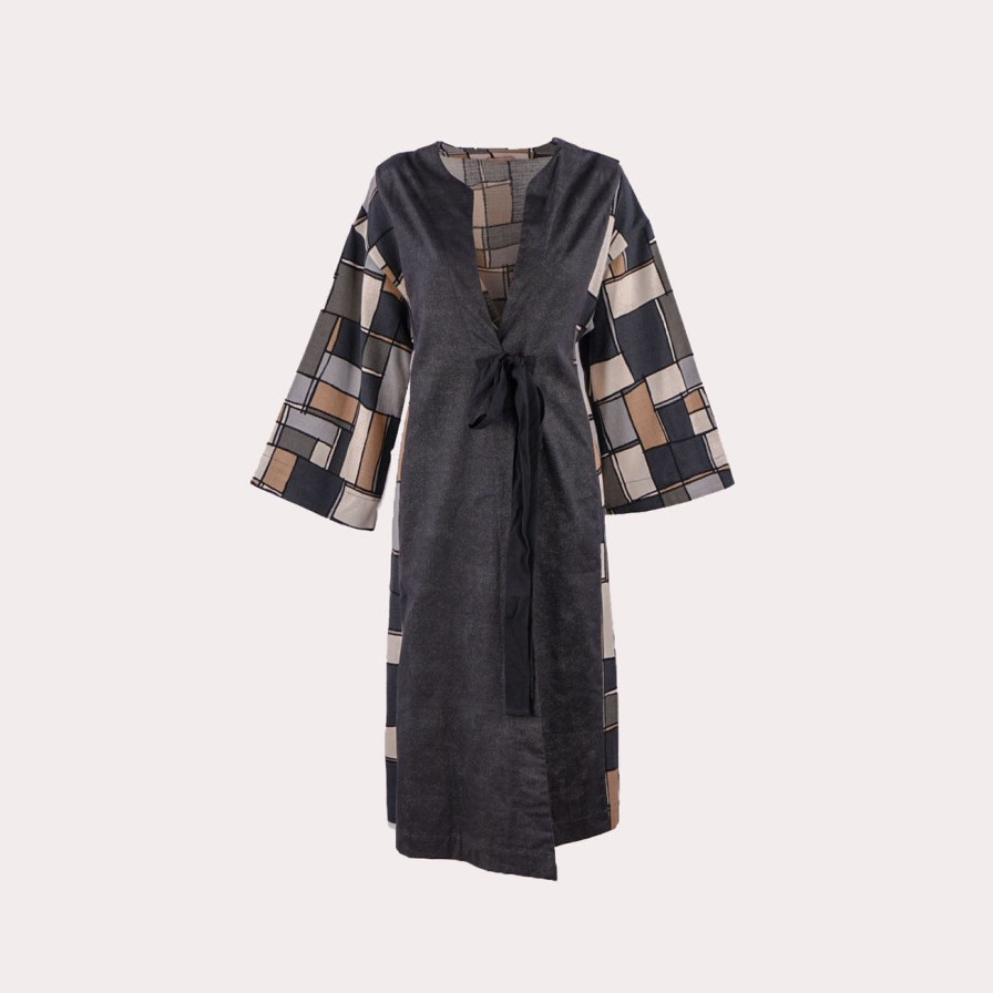 Clothing NAFISSA | Nafissa-Patchwork Coat