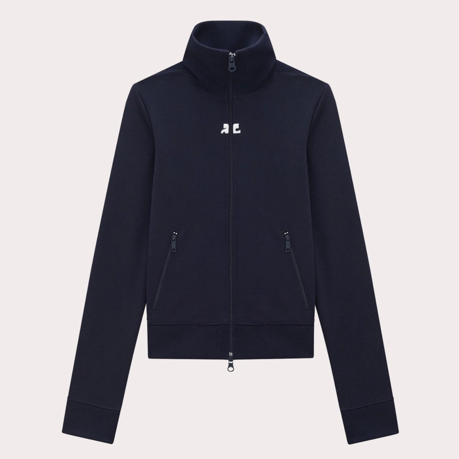 Clothing COURREGES | Courreges-Jersey Jogging Jacket