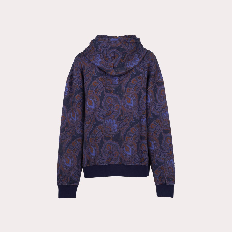 Clothing ETRO | Etro-Paisley-Print Cotton Hoodie