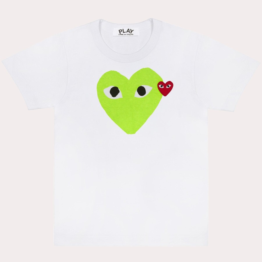 Clothing CDG PLAY | Cgd Play-Heart Cotton T-Shirt